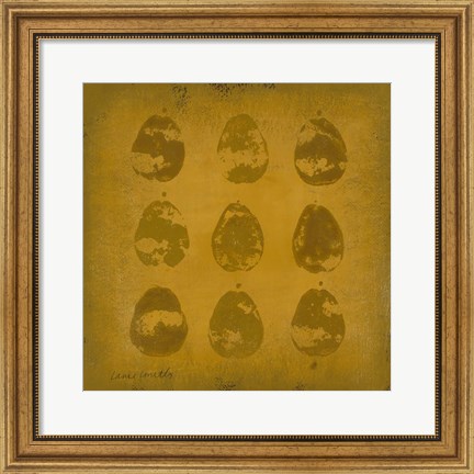 Framed All Lined Up- Pears Print