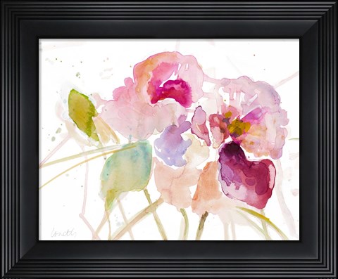 Framed Summer Flowers Print