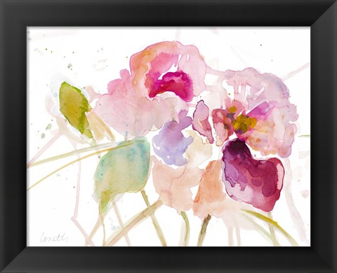 Framed Summer Flowers Print