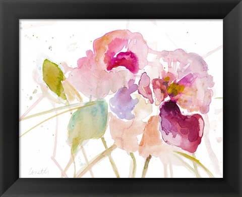 Framed Summer Flowers Print