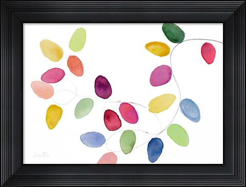Framed Modern Lights Print