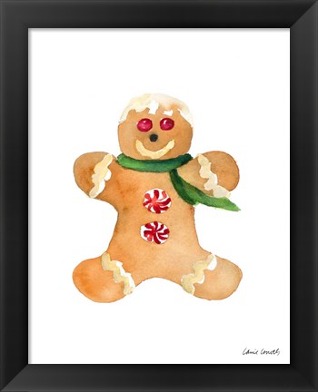 Framed Gingerbread Man II Print