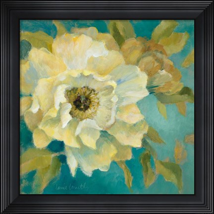 Framed Senorita Peony and Bloom Print