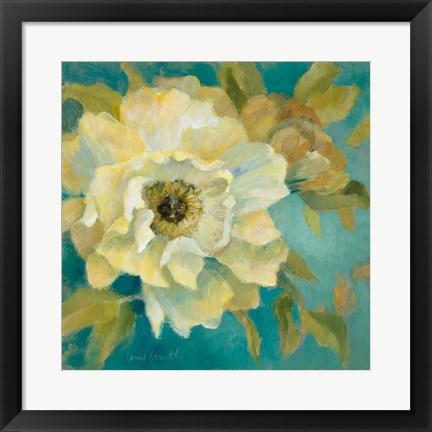 Framed Senorita Peony and Bloom Print