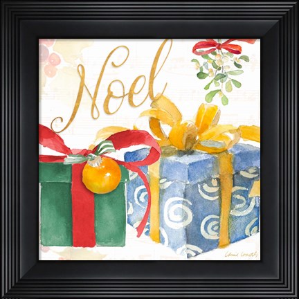 Framed Presents and Notes II Print