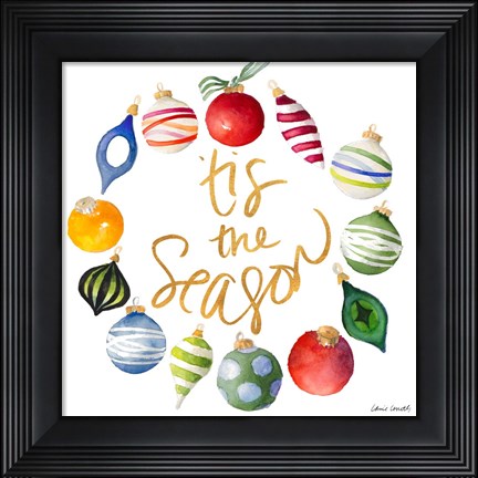 Framed Ornament Season I Print