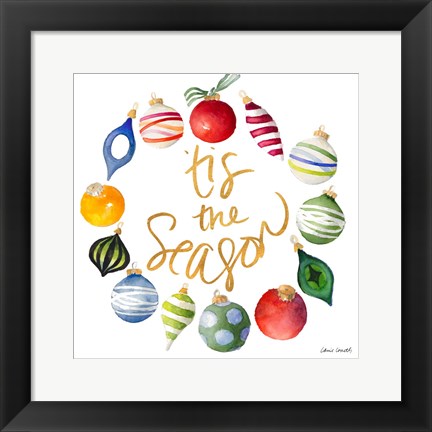 Framed Ornament Season I Print