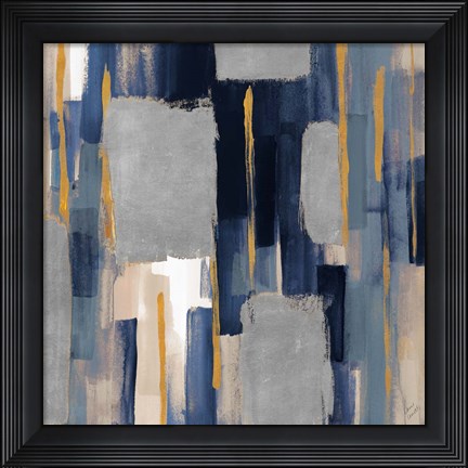 Framed Indigo Woodlands II Print