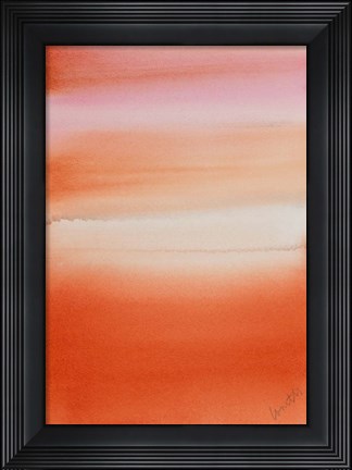 Framed Ocean Dusk II Print