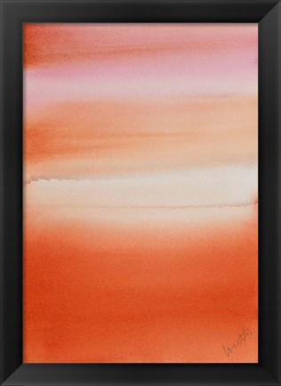 Framed Ocean Dusk II Print