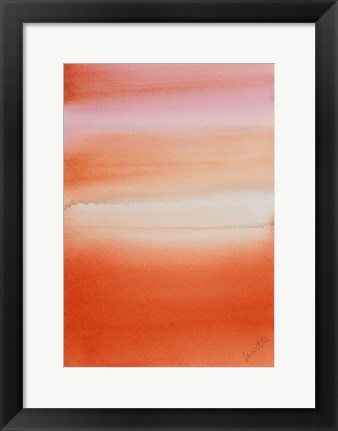 Framed Ocean Dusk II Print