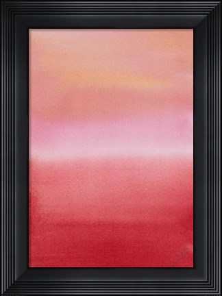 Framed Ocean Dusk III Print
