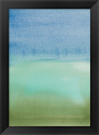 Framed Beach Front I Print