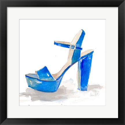 Framed Happy Hour Stiletto Print