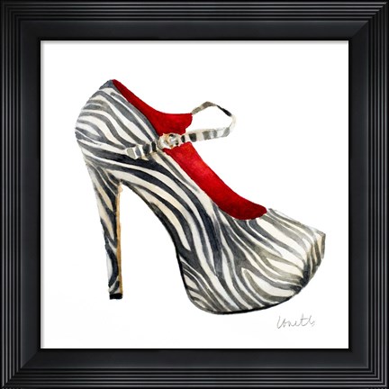 Framed Animal Print Stiletto Print