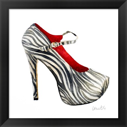 Framed Animal Print Stiletto Print