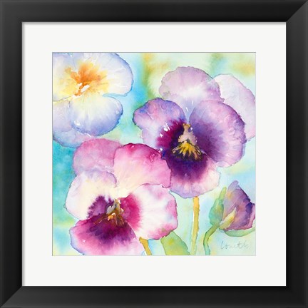 Framed Sunny Side Orchids Print