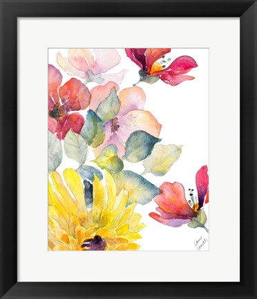 Framed Under Grasse Sky&#39;s I Print
