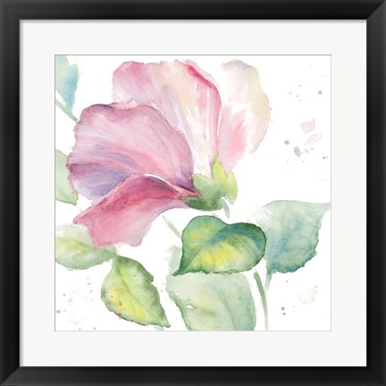 Framed Fragrant Hibiscus I Print