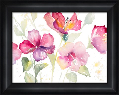 Framed Heavenly Hibiscus Print