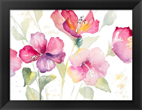 Framed Heavenly Hibiscus Print