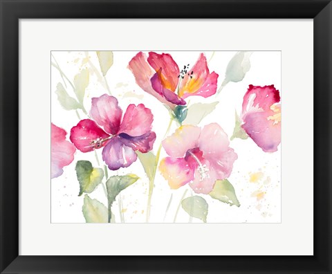 Framed Heavenly Hibiscus Print