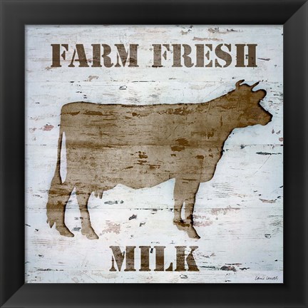 Framed Fresh Milk I Print