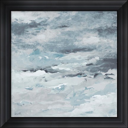 Framed Sea Meets Storm II Print
