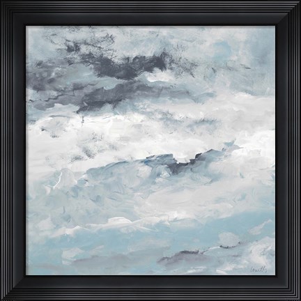 Framed Sea Meets Storm I Print