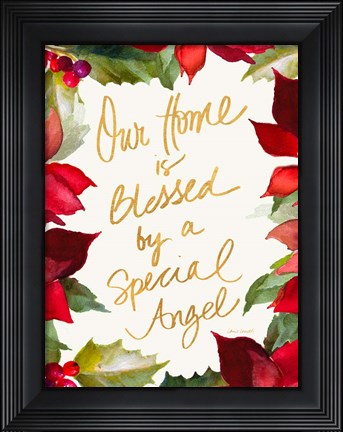 Framed Our Home is Blessed Print