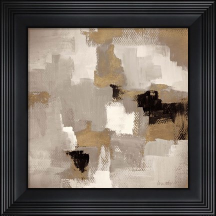 Framed Muted Abstract I Print