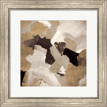 Framed Muted Abstract II Print