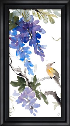 Framed East of Full Moon Wisteria Print
