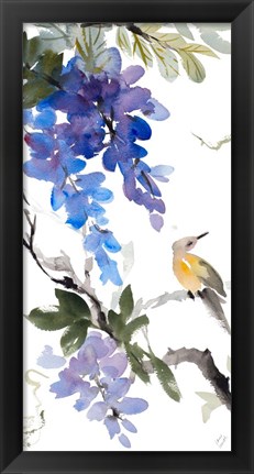 Framed East of Full Moon Wisteria Print