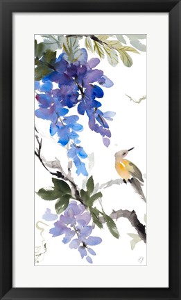 Framed East of Full Moon Wisteria Print