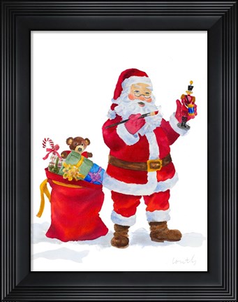 Framed Workshop Santa Print
