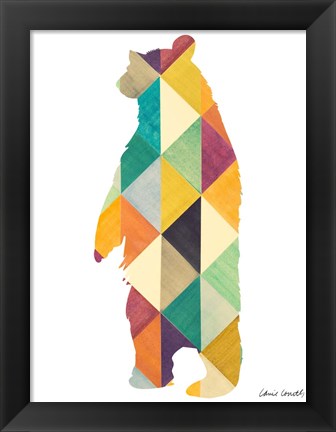 Framed Uptown Bear Print