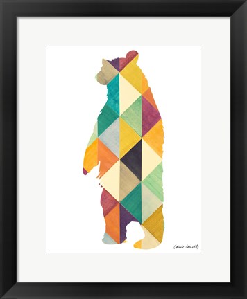 Framed Uptown Bear Print