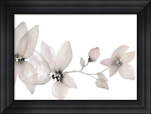 Framed Blooming Whispers I Print