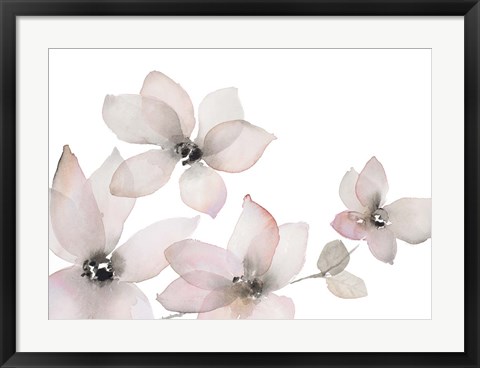 Framed Blooming Whispers II Print