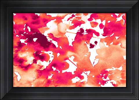 Framed Splash of Pinks In Fall I Print