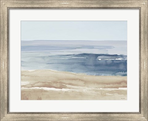Framed Soft Coastlines I Print