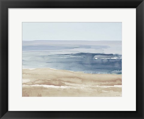 Framed Soft Coastlines I Print