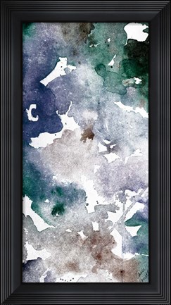 Framed Deep Ocean Panel II Print