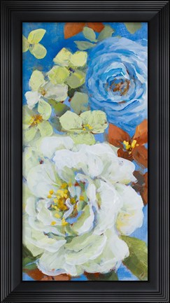 Framed Abundant Garden I Print