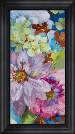 Framed Abundant Garden II Print