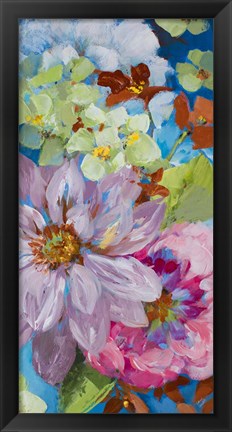 Framed Abundant Garden II Print