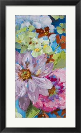 Framed Abundant Garden II Print