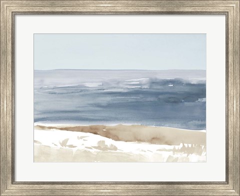 Framed Soft Coastlines II Print