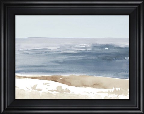 Framed Soft Coastlines II Print